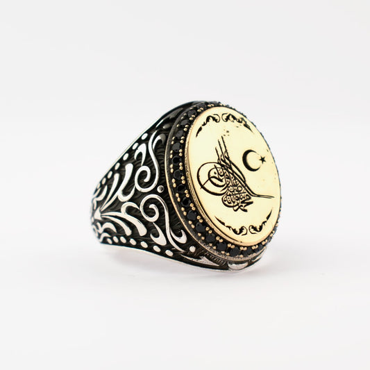 Ottoman Tugra 925s Silver Ring