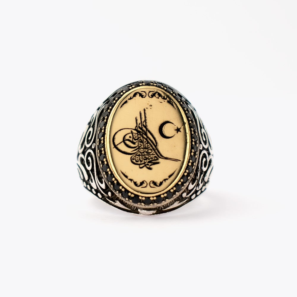 Ottoman Tugra 925s Silver Ring