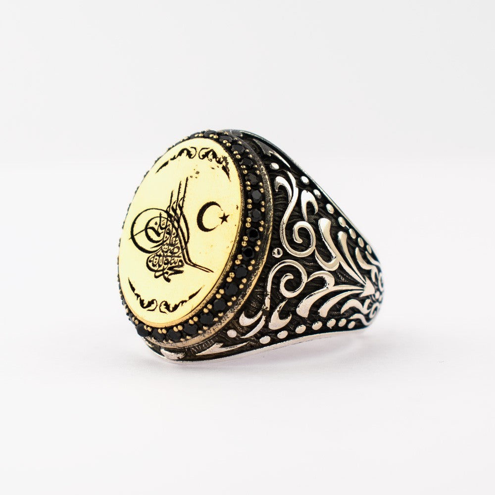 Ottoman Tugra 925s Silver Ring