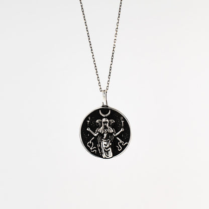 Collier de la lune en argent