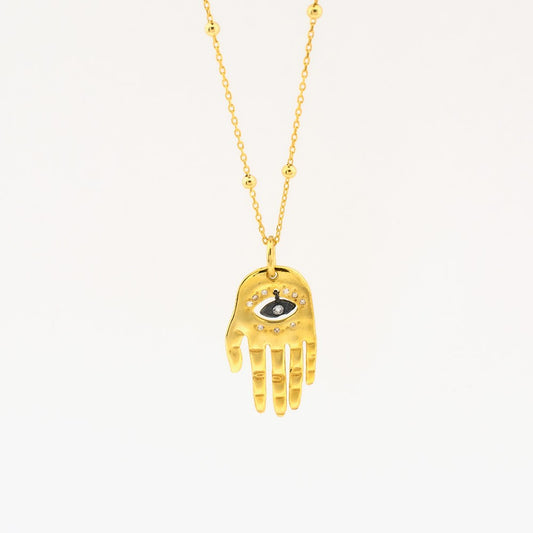 Fatma Ana Hand Eye Necklace