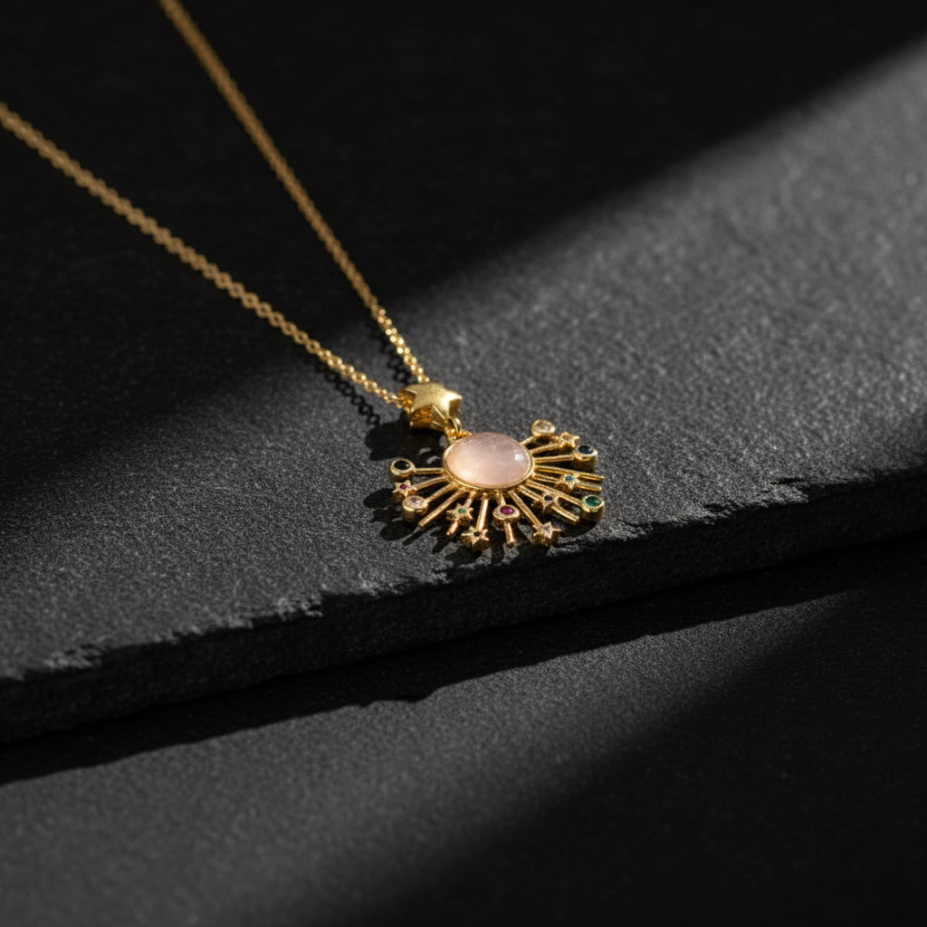 Milky Way Stars Silver Necklace