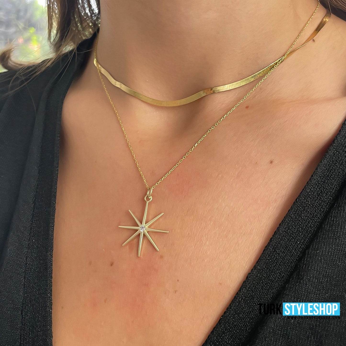 Pole Star Sterling Silver Necklace