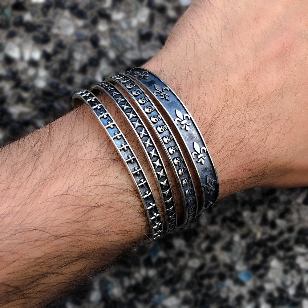 925 Sterling Silber Herren Armband