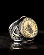 OTTOMAN TUĞRALI SWIMMING DESIGN Silver Ring