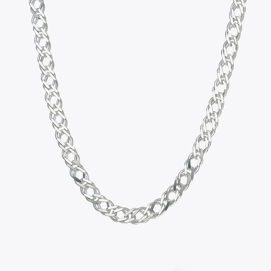 Curb Chain Necklace 5,2 mm - 925 Sterling Silver