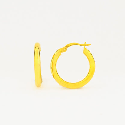 Ohrring - 925 Sterling Silber - 22 mm