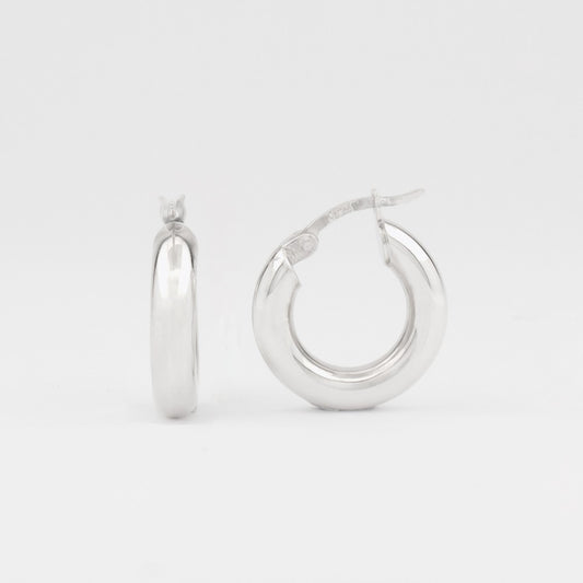 Ohrring - 925 Sterling Silber - 18 mm