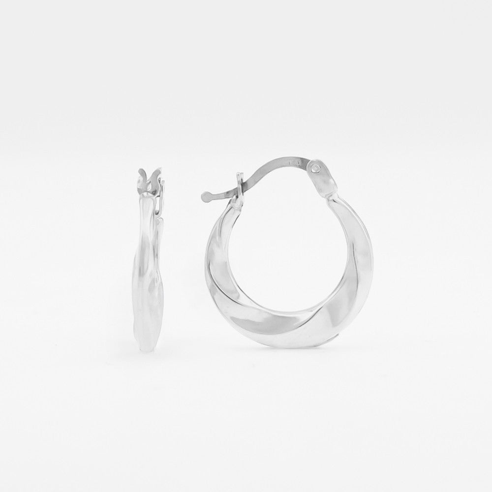 Ohrring - 925 Sterling Silber - 17 mm