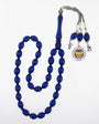 925 Sterling Silver FB Tassel Squeezing Amber
