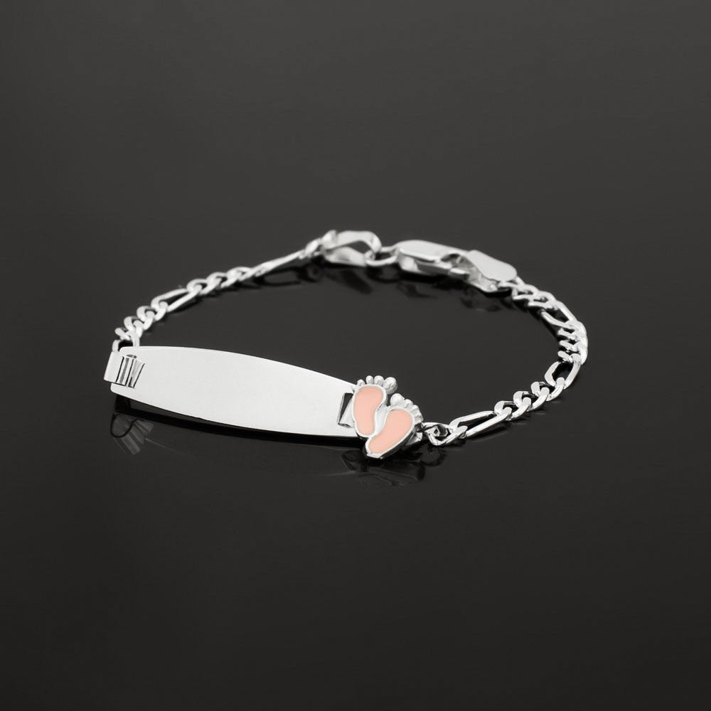 Spezielles Design Baby Namensarmband - 925 Sterling Silber