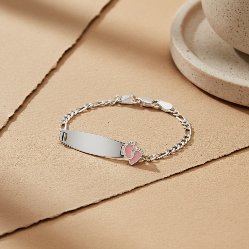 Private Design Baby Tong Bracelet - 925 Sterling Silver