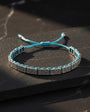 Geometric Pattern Men's Bracelet | 925 Sterling Silver