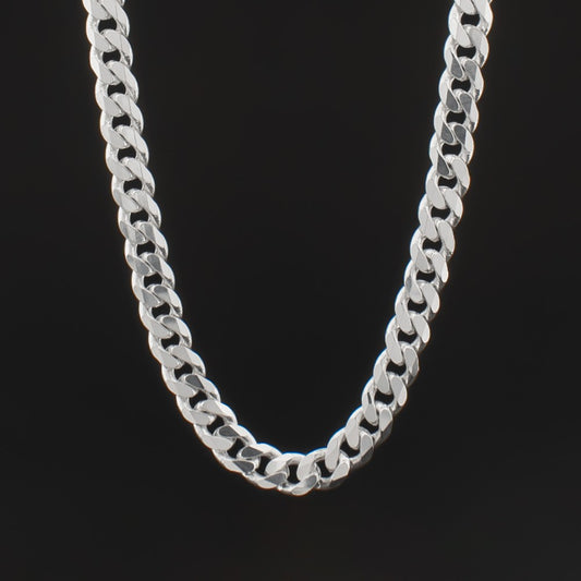 Kubanische Kette 6mm - 925 Sterling Silber