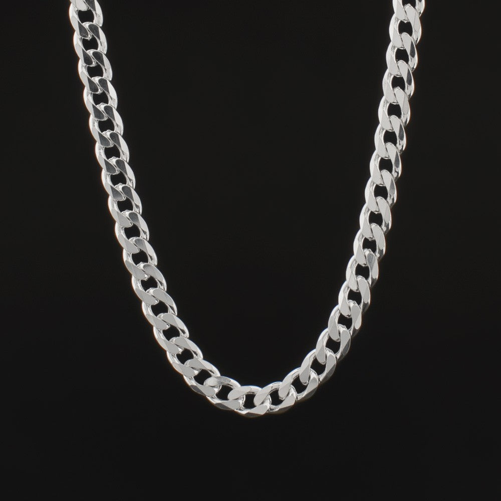 Kubanische Kette 5mm - 925 Sterling Silber