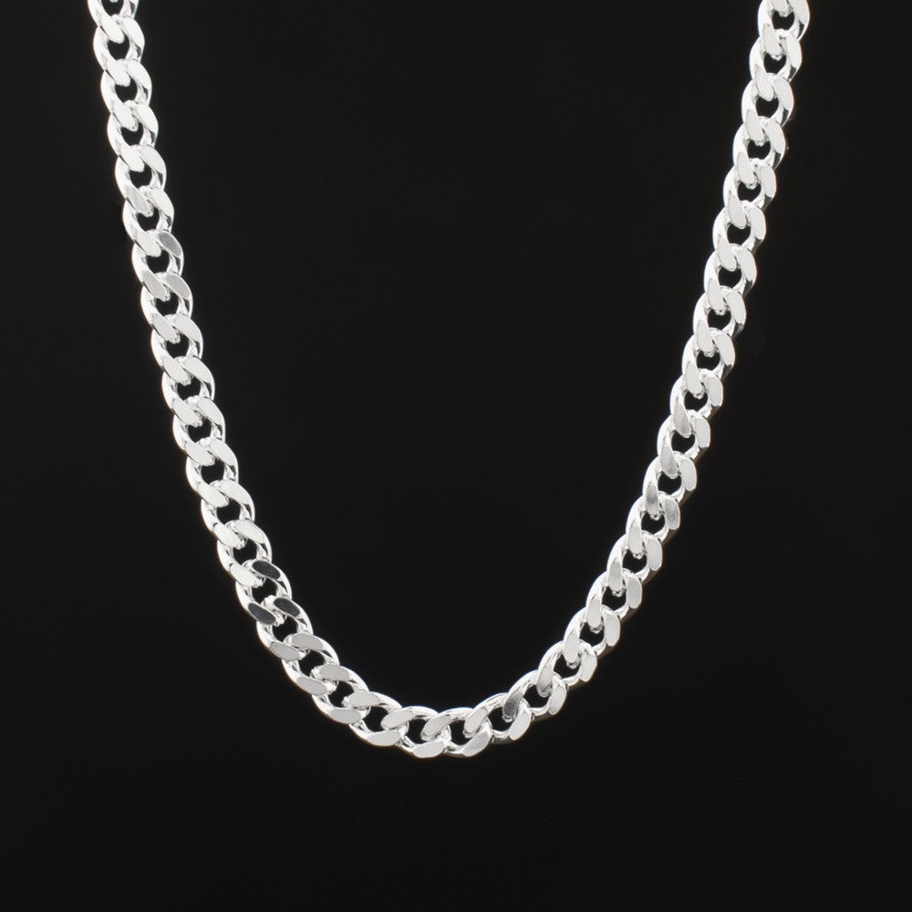 Cuban Chain Necklace 4 mm - 925 Sterling Silver