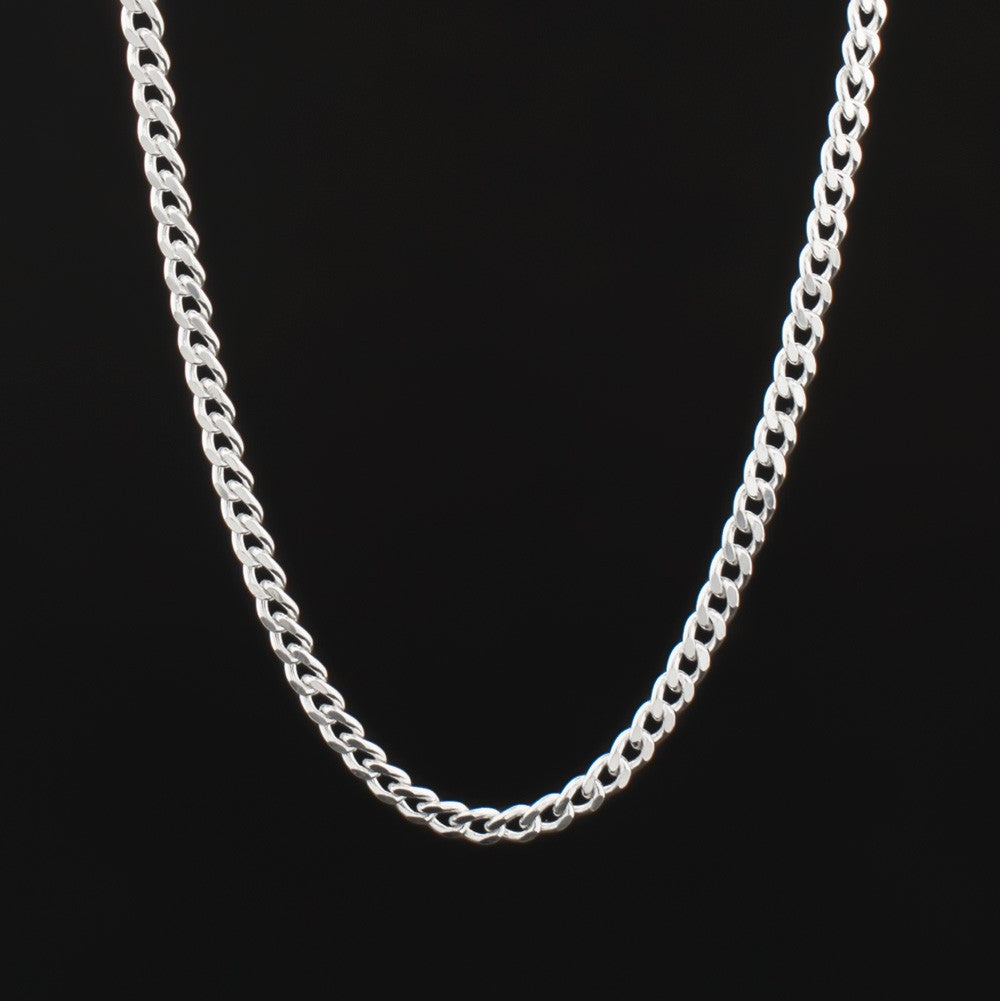 Kubanische Kette 3mm - 925 Sterling Silber