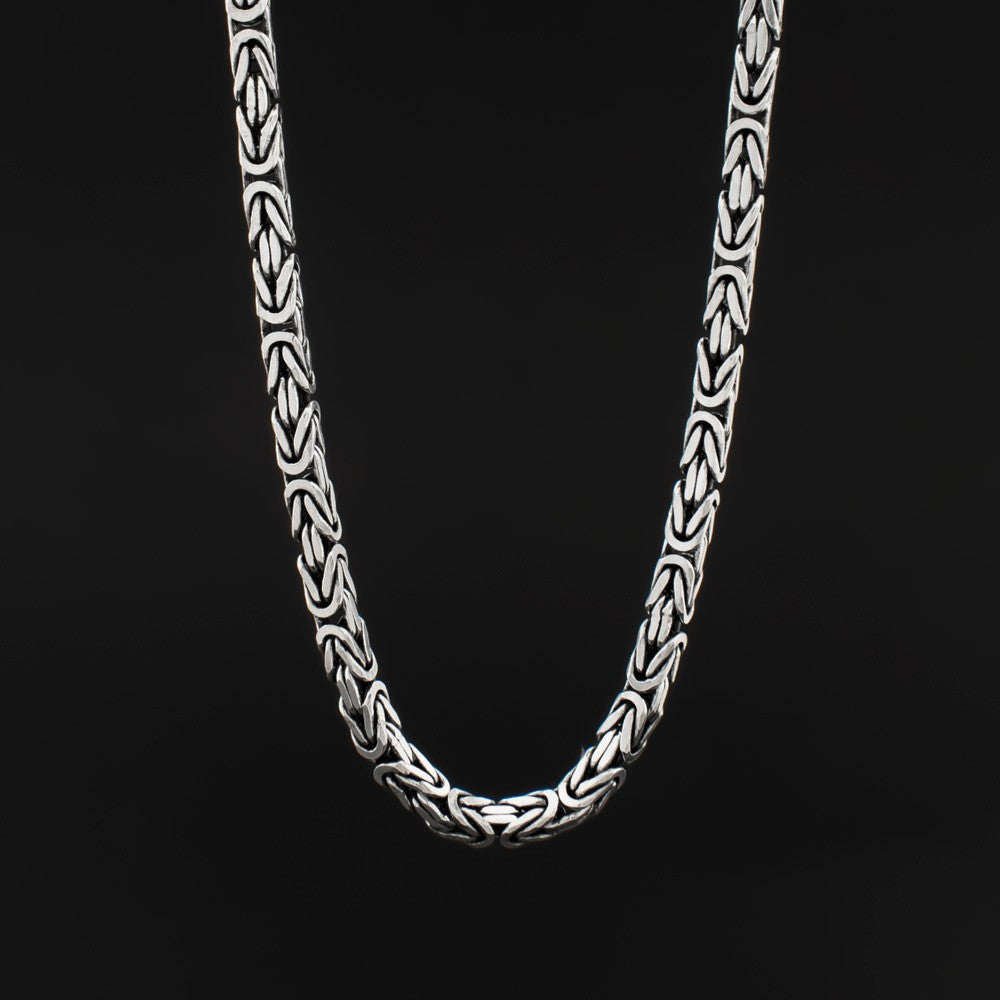 King Chain Necklace 5 mm - 925 Sterling Silver