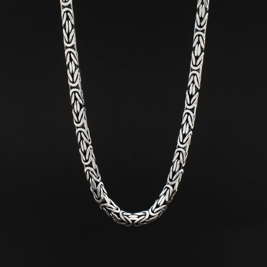 King Chain Necklace 5 mm - 925 Sterling Silver