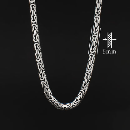 King Chain 5 mm - 925 argent sterling