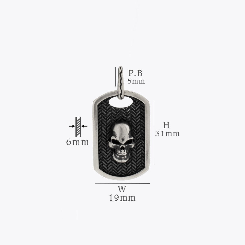 Skull Necklace - 925 Sterling Silver