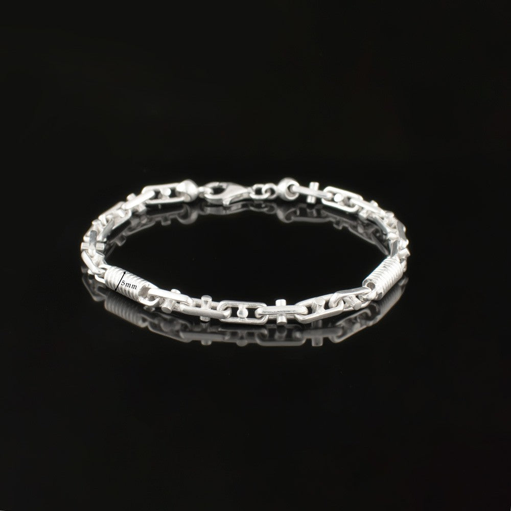 Chain Armband 6,5 mm - 925 Sterling Silber