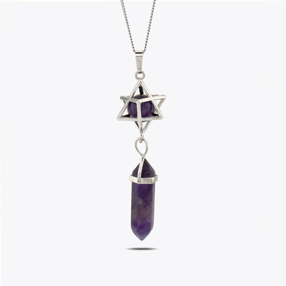 Amethyst Amulett Halskette