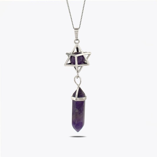 Amethyst Amulett Halskette