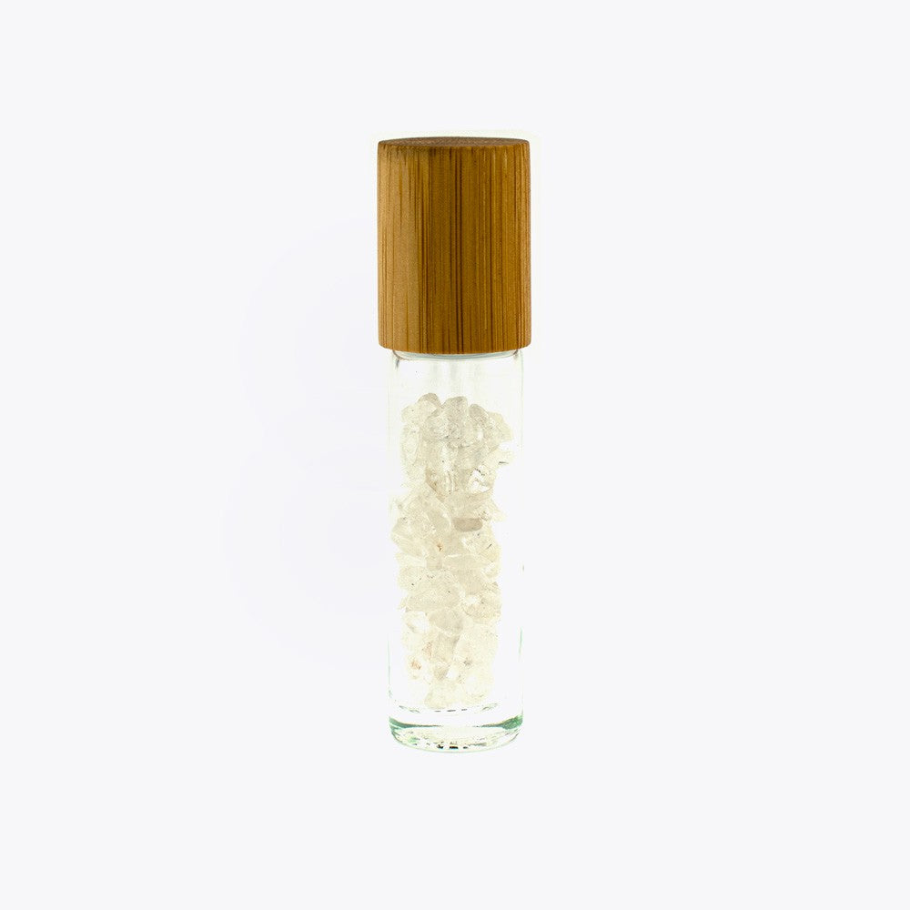 Bouteille de parfum en pierre naturelle en quartz en crisstal