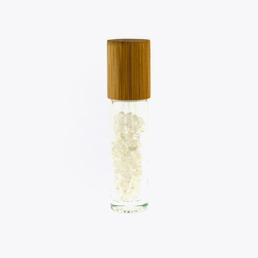 Crystal Quartz Natural Stone Perfume Bottle