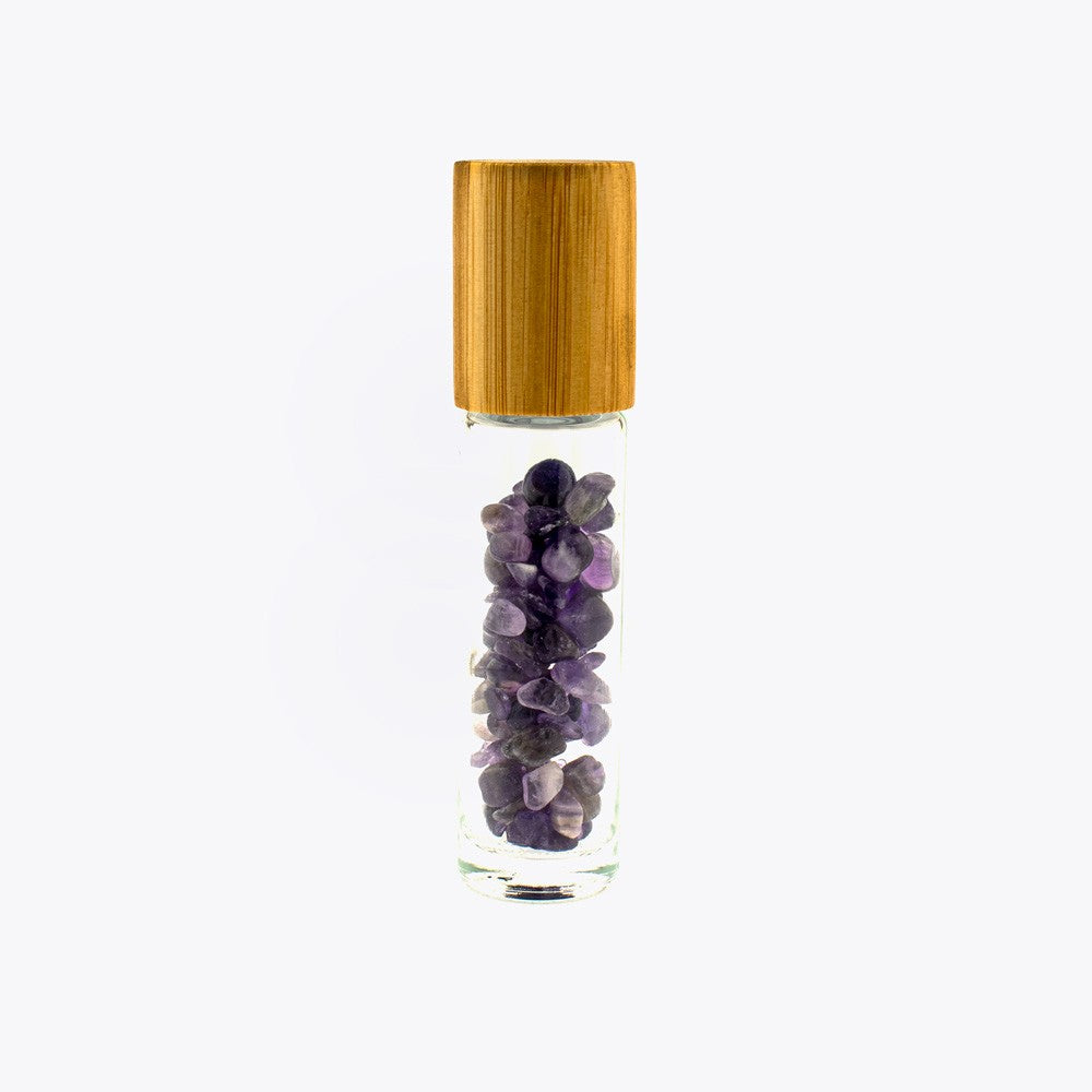 Amethyst Natural Stone Perfume Bottle