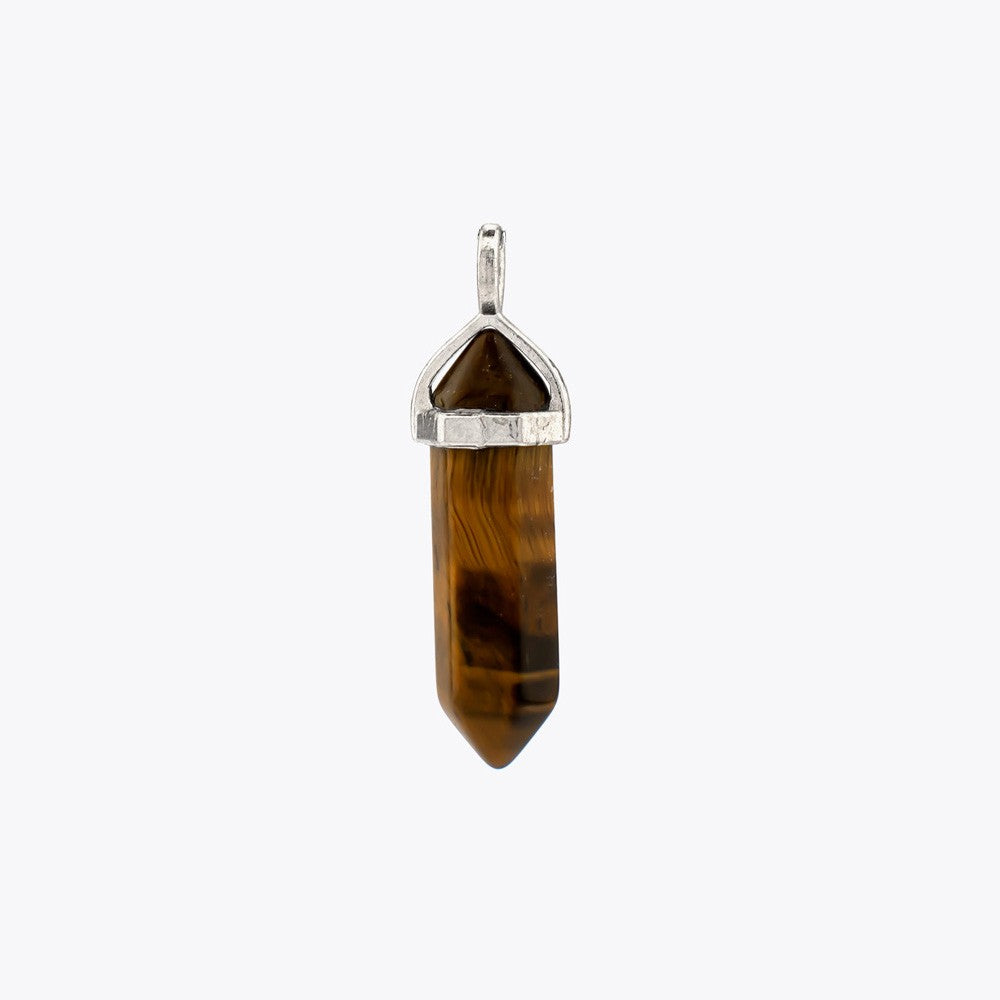 Tiger Eye Natural Stone Necklace