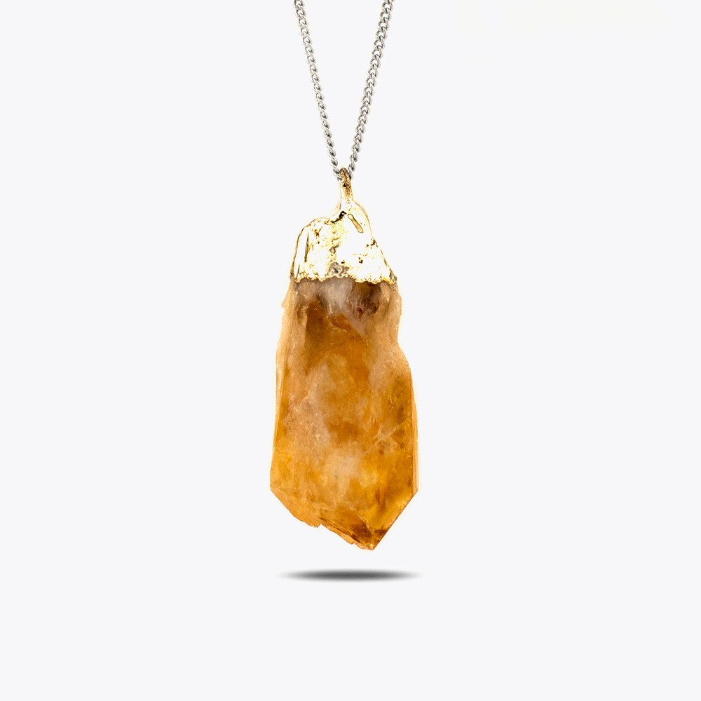 Citrin Natural Stone Necklace