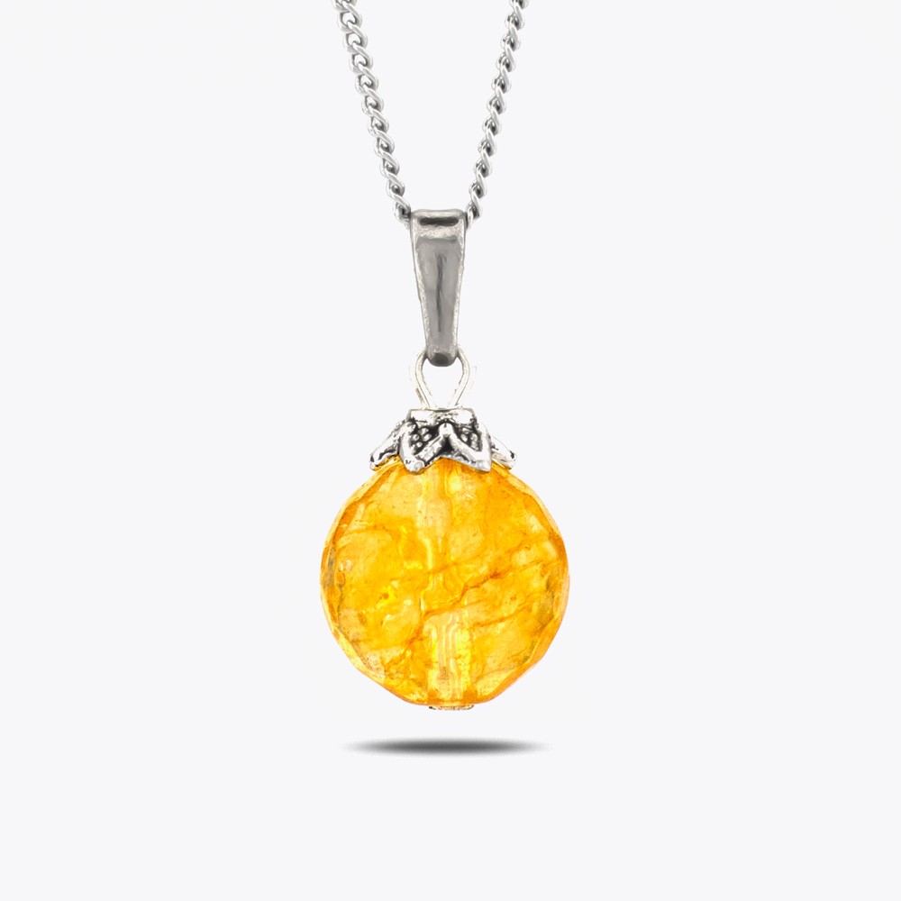 Citrine Natural Stone Necklace