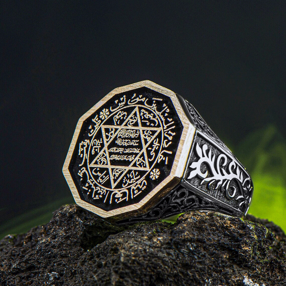 Solomon's seal 925s Silver Ring