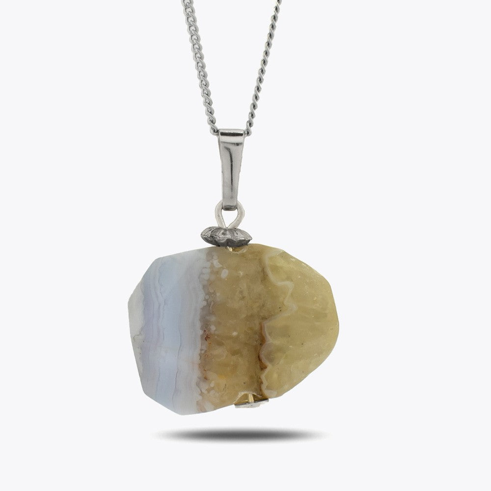 Agate Natural Stone Necklace