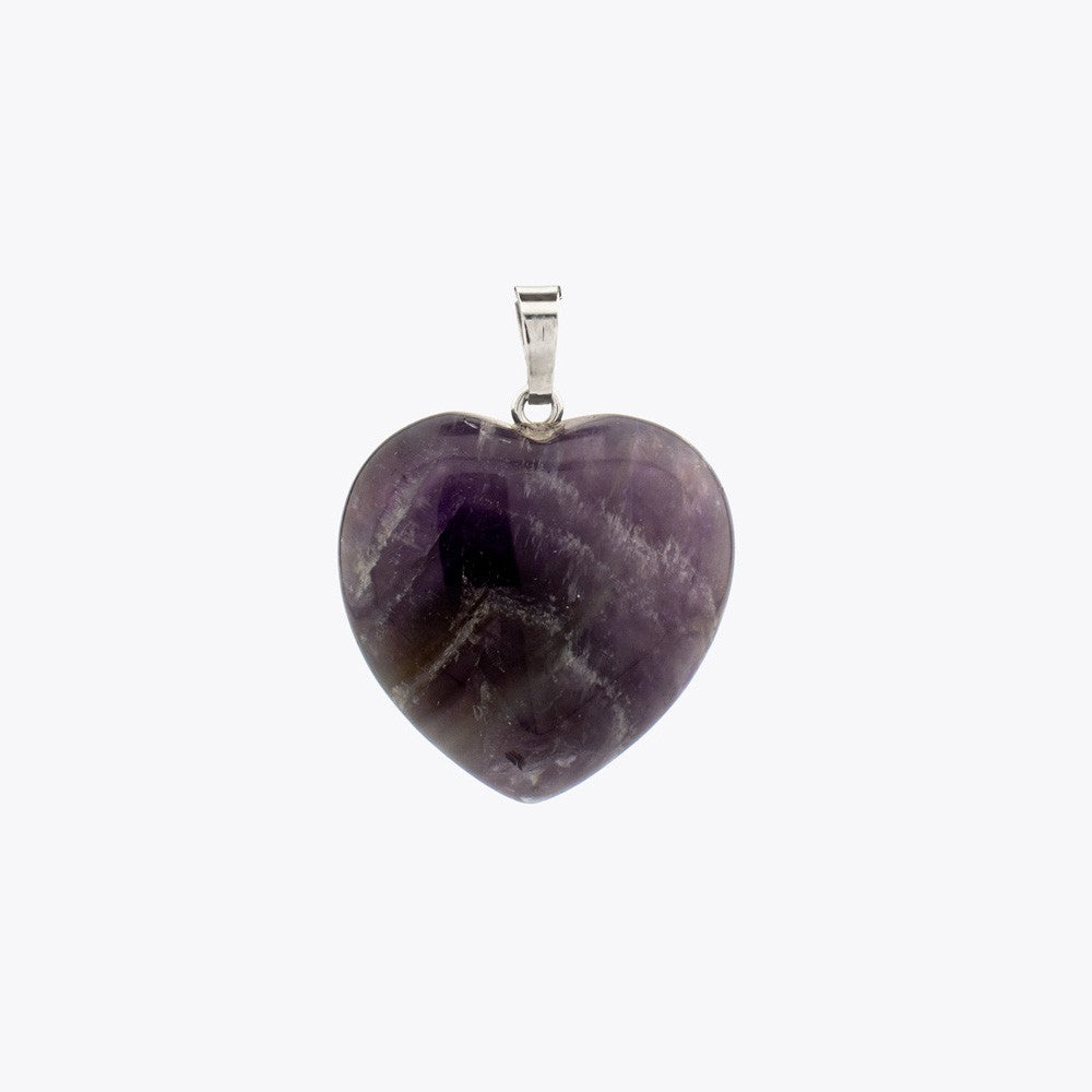 Amethyst Heart Necklace