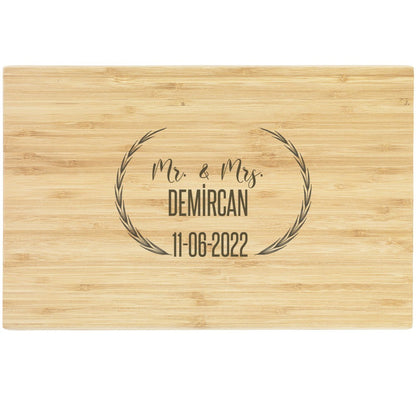 Personalized Bamboo Cutting Board