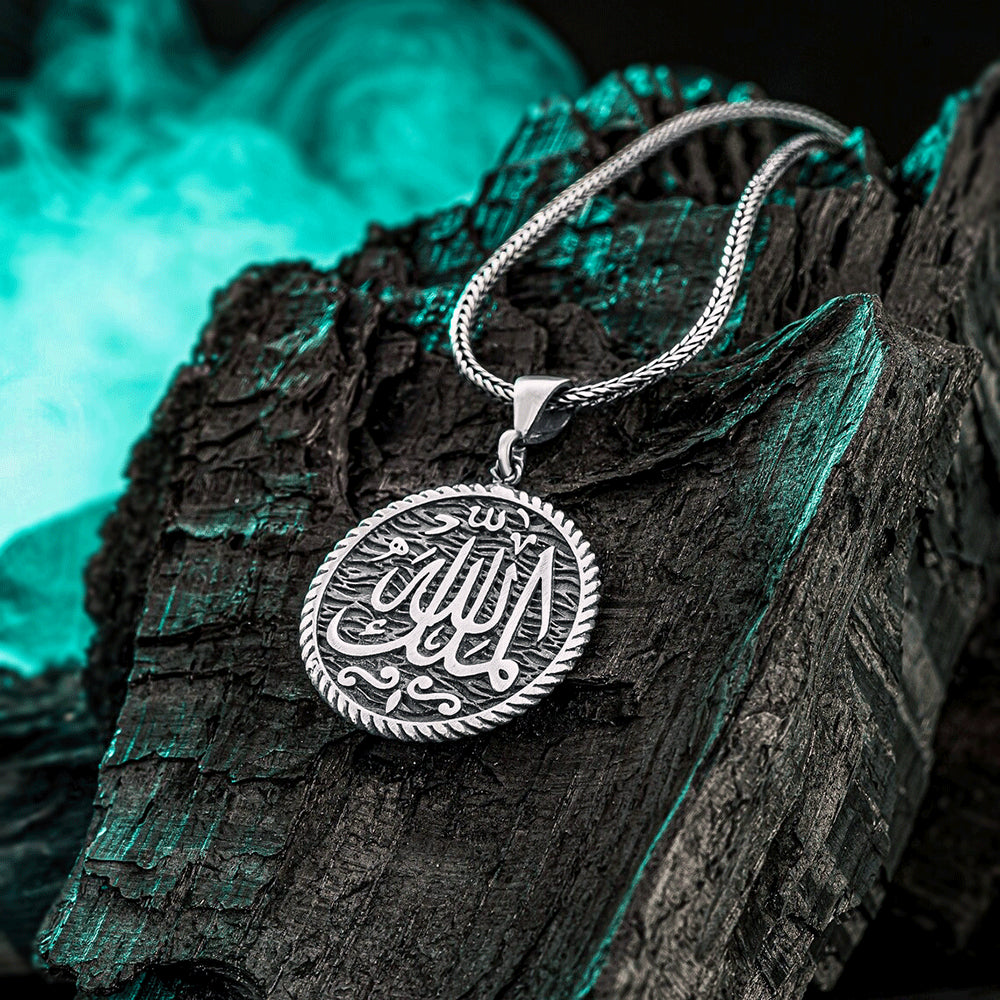 Allah Islamic 925 Sterling Silver Necklace