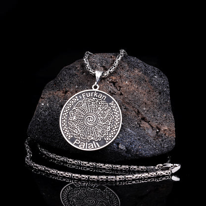 Nommé verse-el Kürsi Prayer Silver Collier