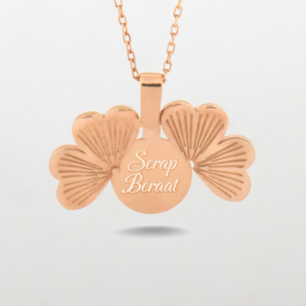 Clover Silver Name Necklace