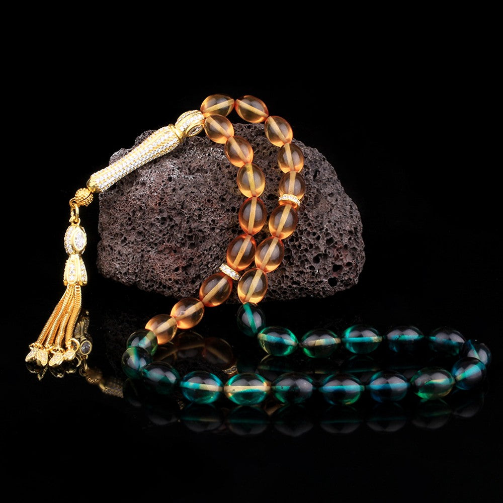 Zircon Stone Silver Sild Color Couleur Fire Amber
