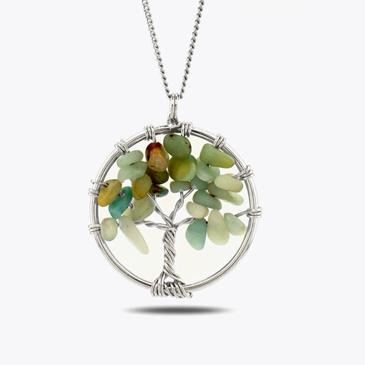 Amazonite Tree of Life Necklace