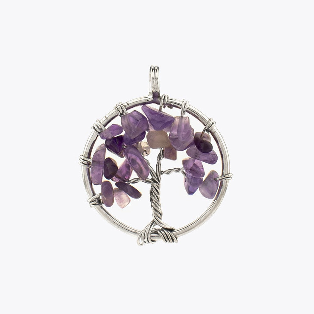 Amethyst Tree of Life Necklace