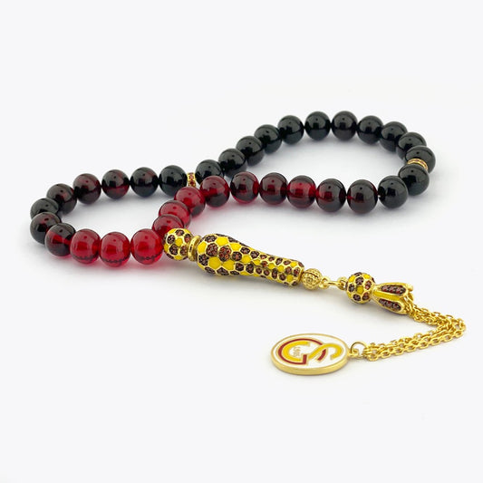 925 Sterling Silver GS Tasbih - Amber Rosary