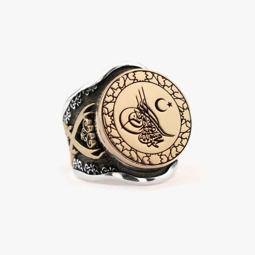 Ottoman Tugra 925s Silver Ring