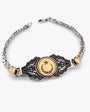 King Zincirli Moon Star Silver Bracelet
