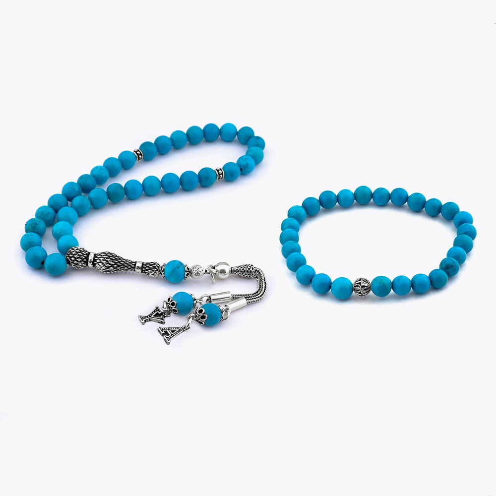 Gem Stone Initial Tasbih and  Bracelet