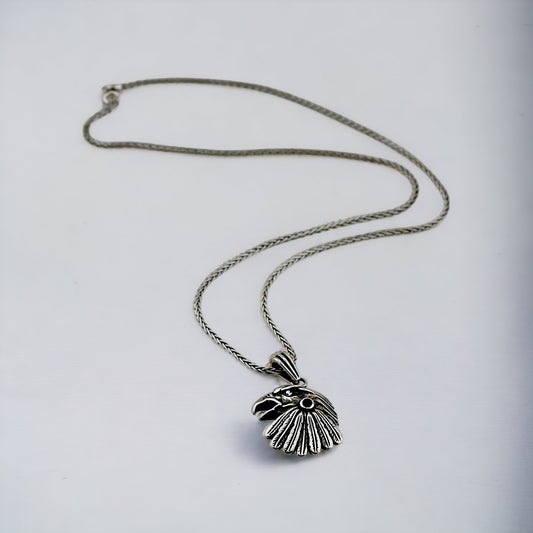 Eagle Pendant Necklace in Sterling Silver