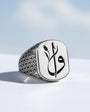 Elif VAV Men's Ring with 925 Silver Silver Tulip Motif